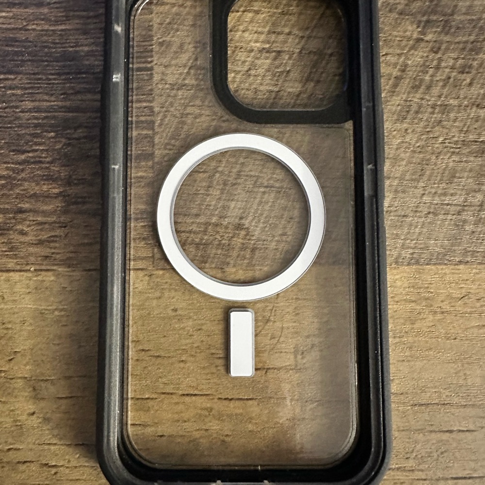 OtterBox Defender Black and Clear MagSafe Phone Case